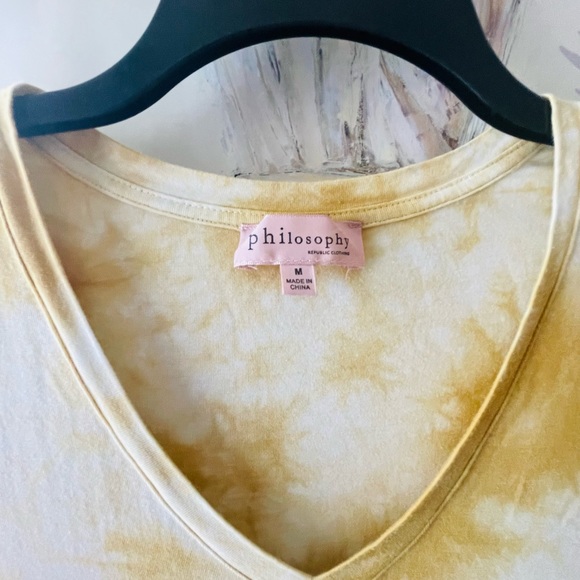 Philosophy, tie-dye, V-neck shirt - Picture 2 of 3